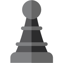 Pictogramme représentant un pion de jeu d'échec