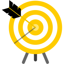 Pictogramme représentant une cible